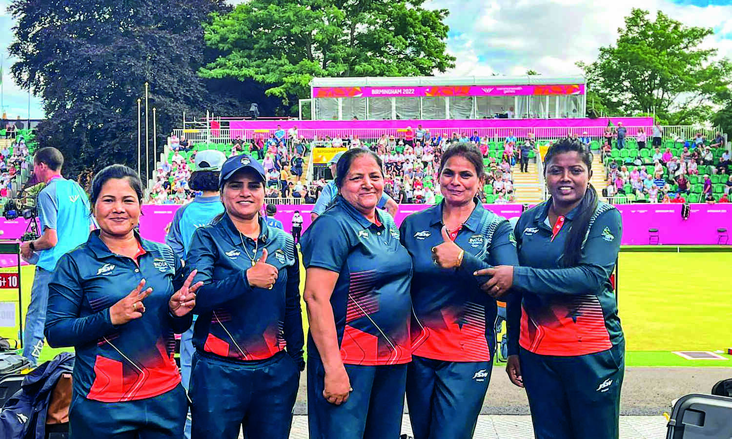 Indian women ensure historic first CWG medal in fours format