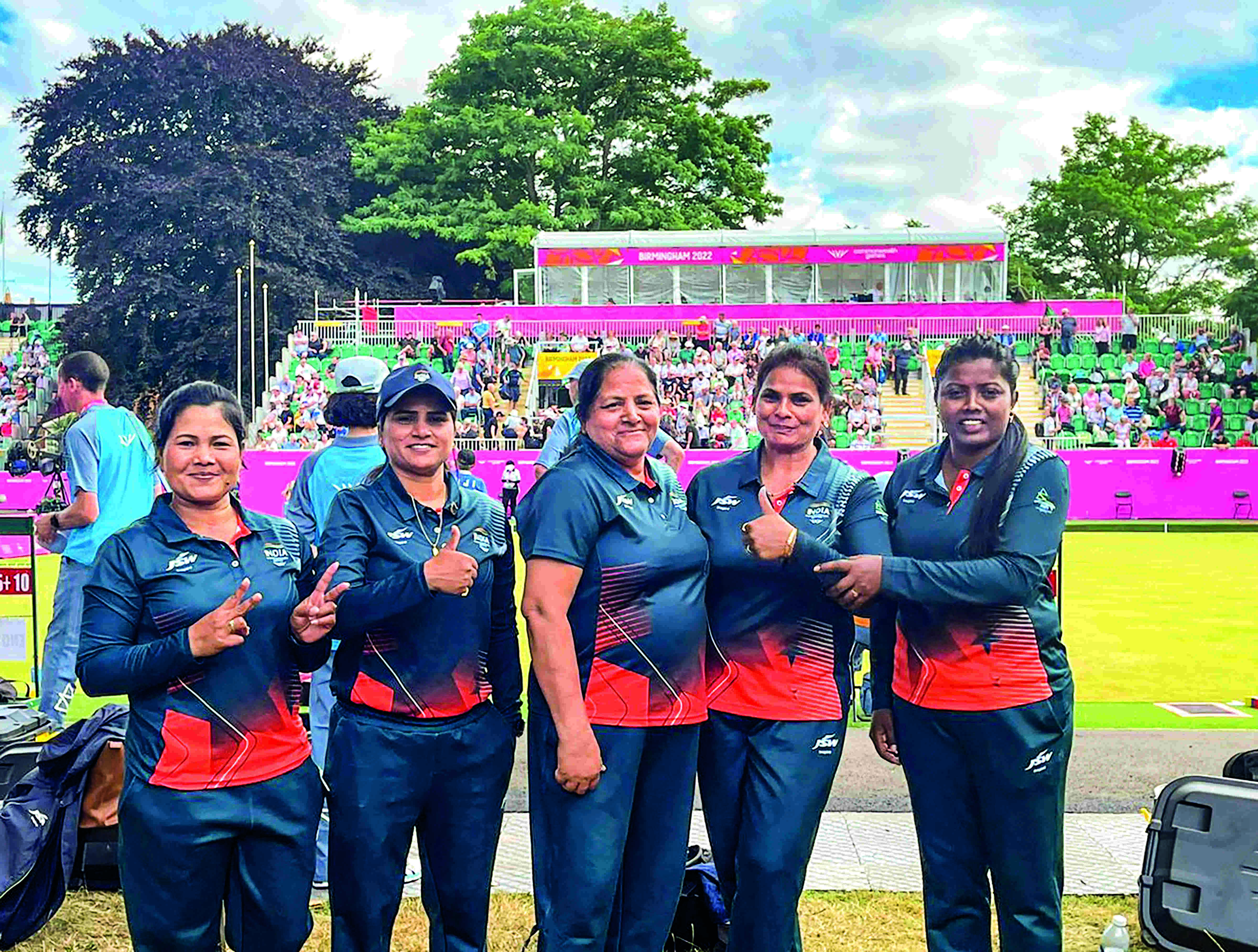 Indian women ensure historic first CWG medal in fours format