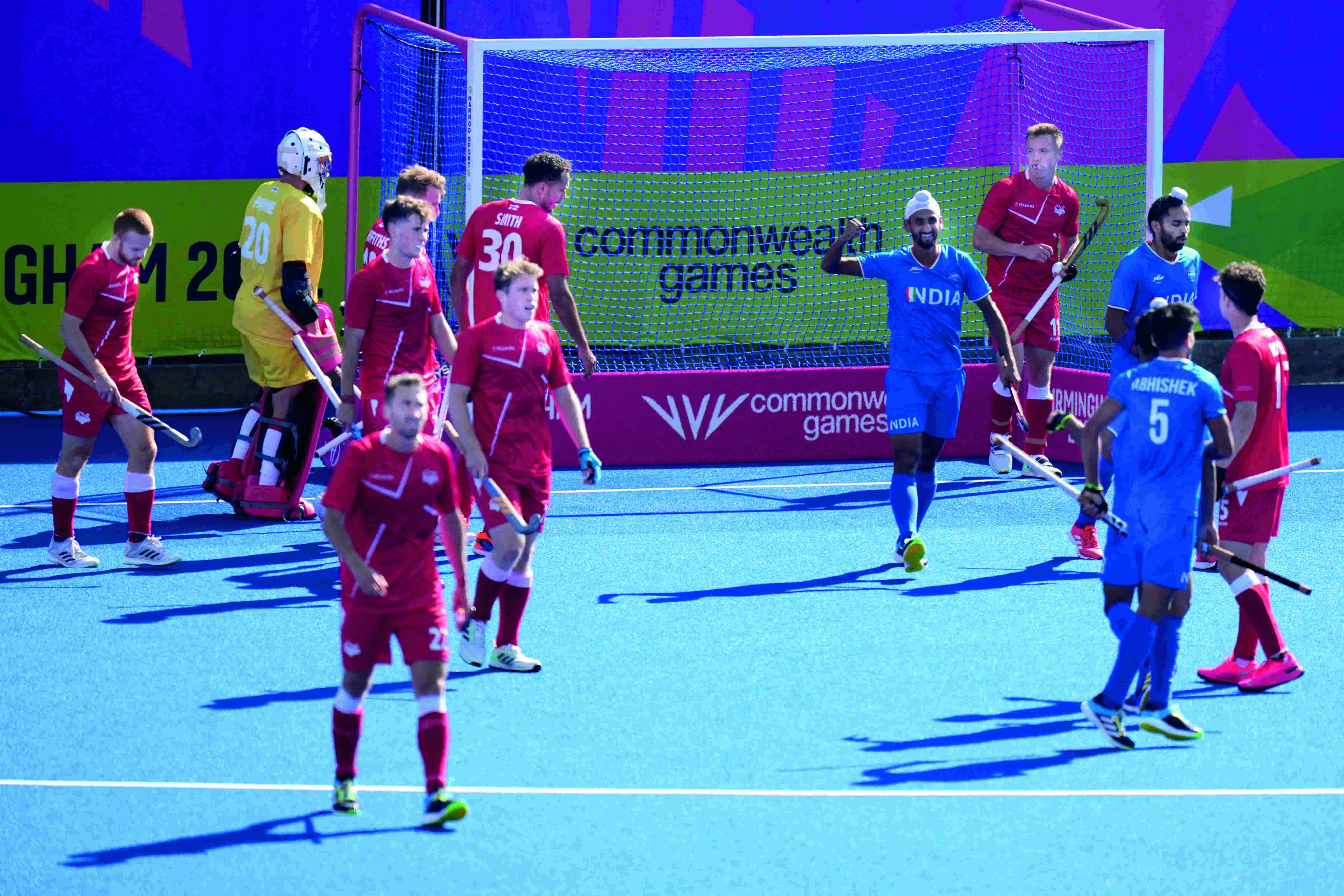 CWG: India play out 4-4 draw against England in mens hockey CWG: India play out 4-4 draw against England in mens hockey