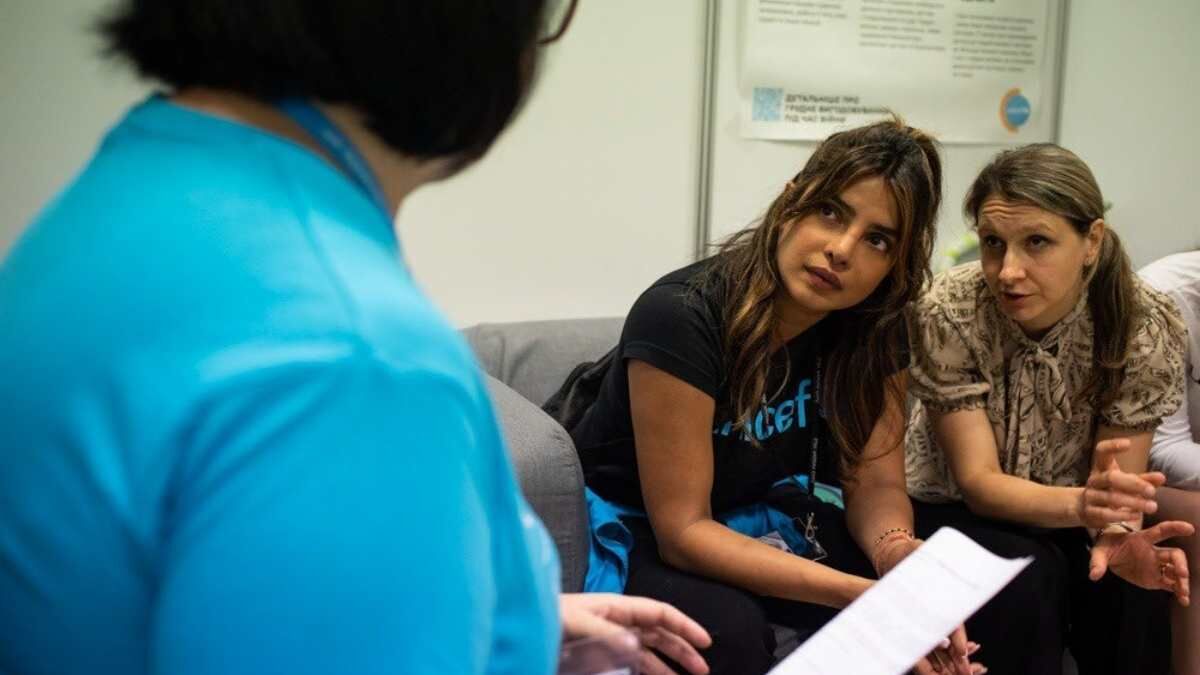 Priyanka Chopra breaks down as she meets Ukrainian refugees