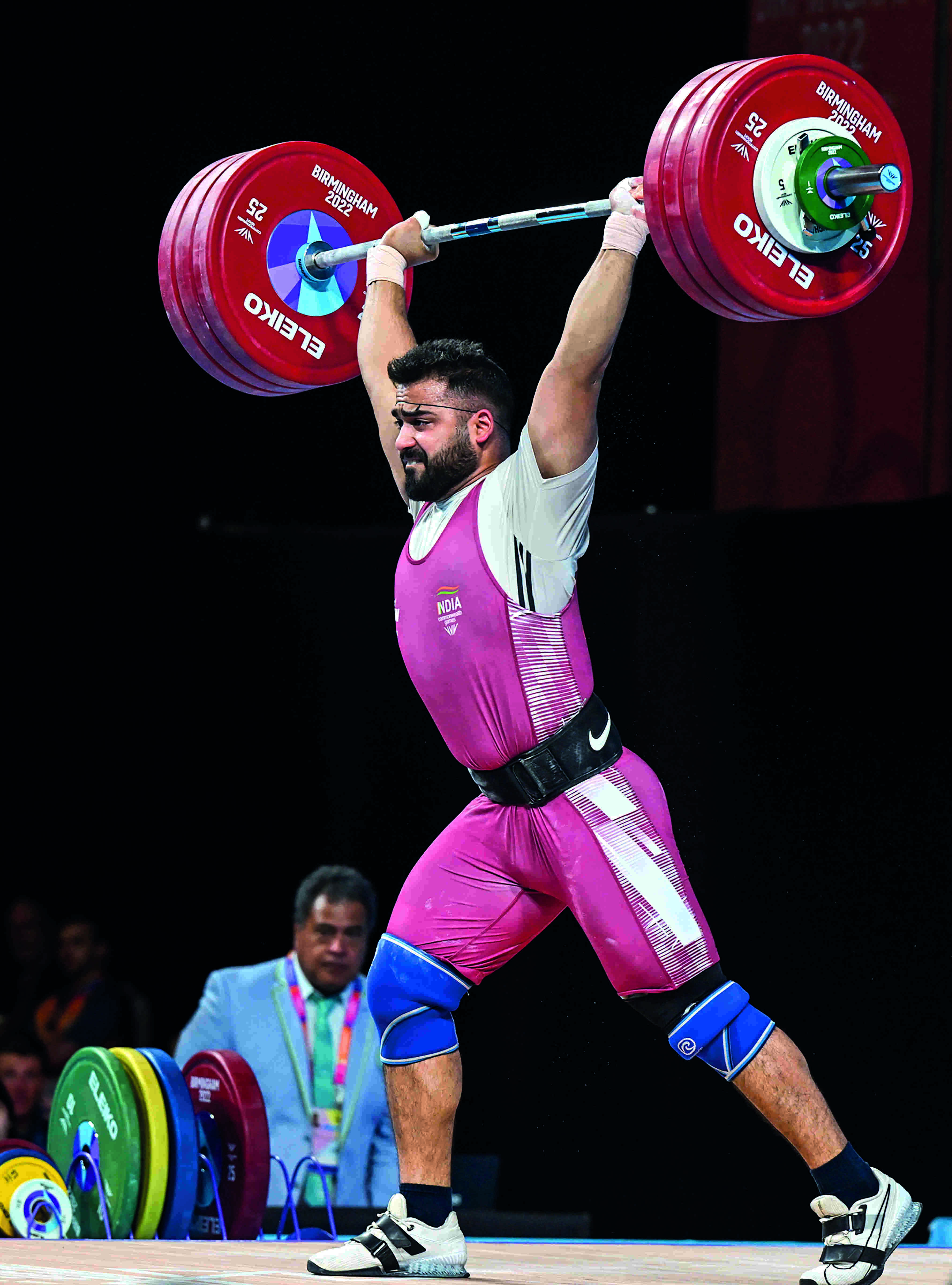 Weightlifter Thakur strikes silver in mens 96kg