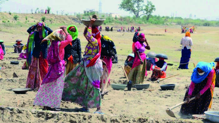 MGNREGA workers demand hike in budgetary allocations MGNREGA workers demand hike in budgetary allocations