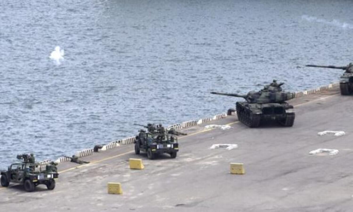 Chinese military conducts precision missile strikes near Taiwan