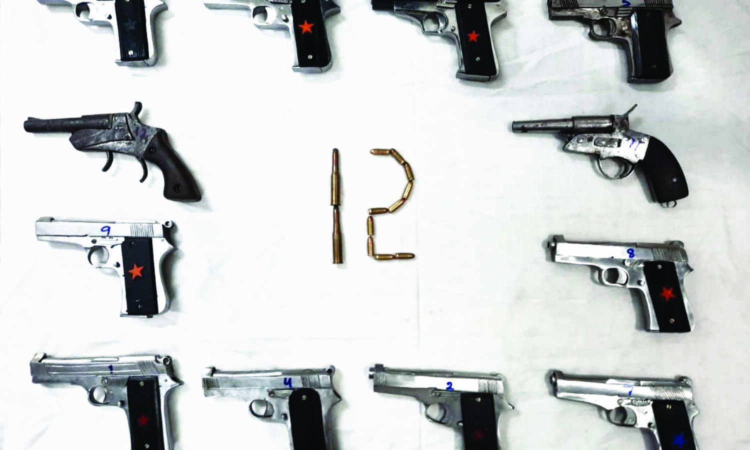 24-year-old arms supplier arrested;   12 pistols recovered