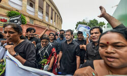 Cong protest on price rise: Over 60 party MPs released after about 6 hours in detention Cong protest on price rise: Over 60 party MPs released after about 6 hours in detention