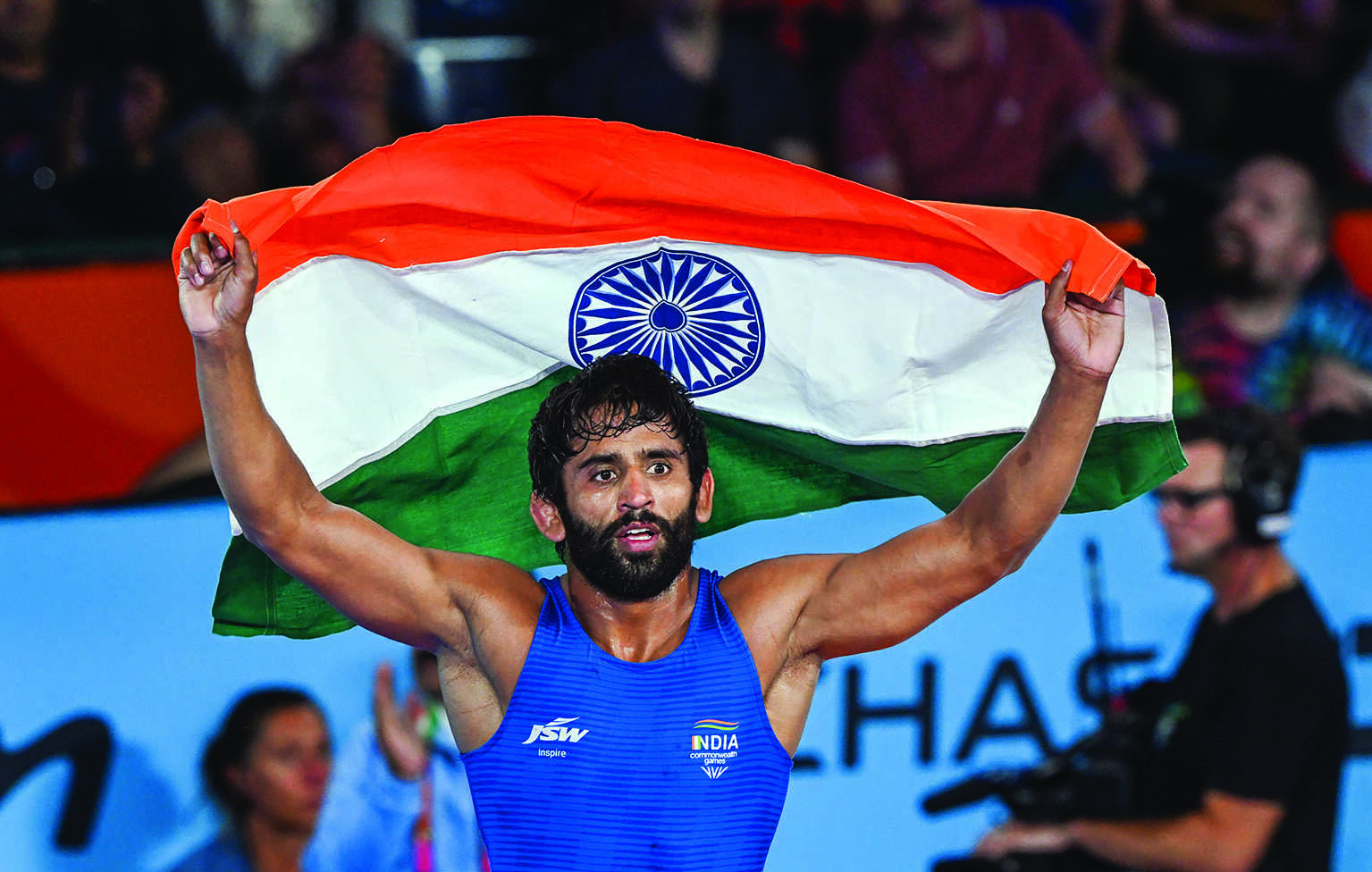 Gold rush: Bajrang, Sakshi, Deepak triumph at Commonwealth Games Gold rush: Bajrang, Sakshi, Deepak triumph at Commonwealth Games