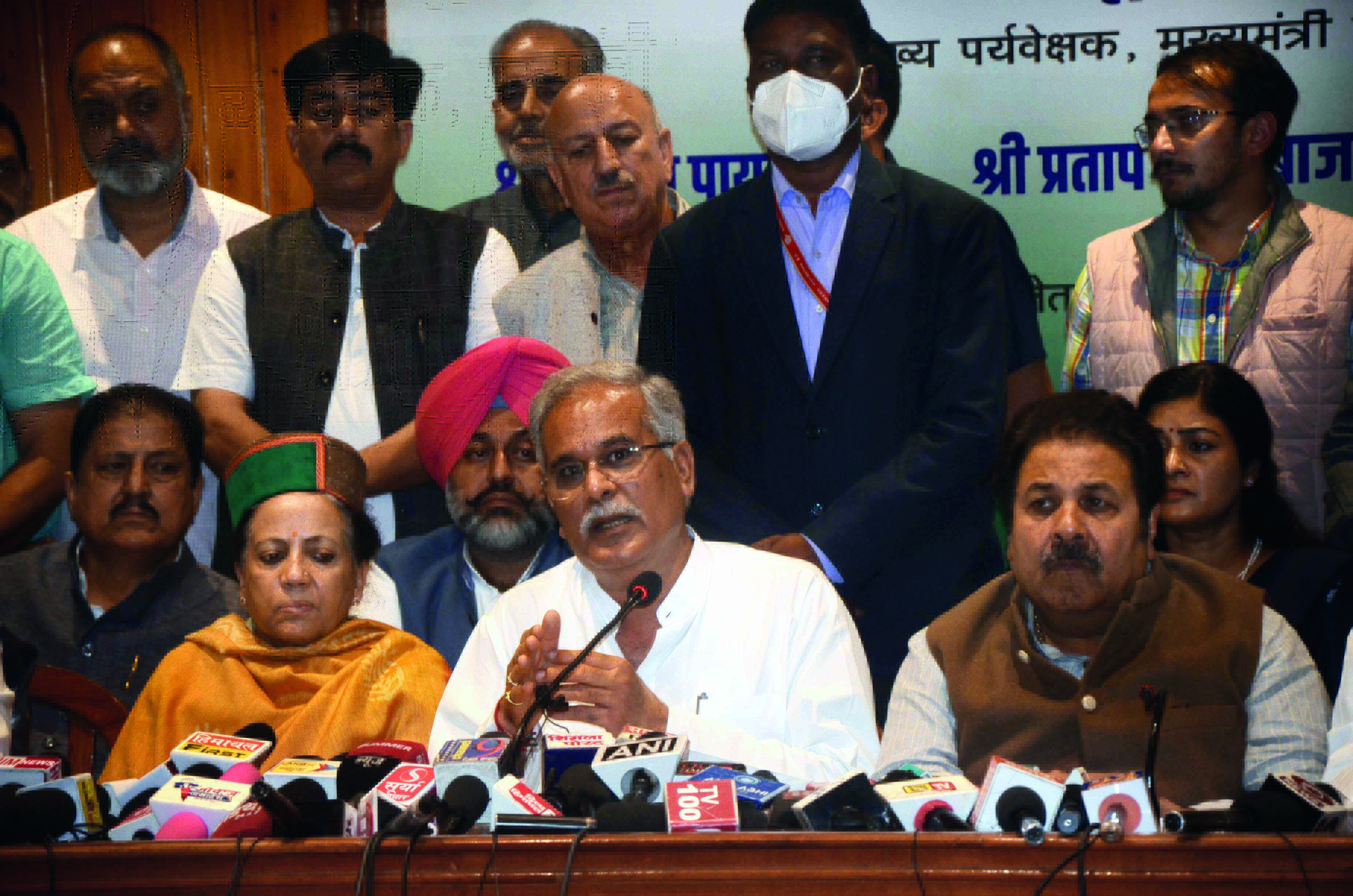 No CM face in Himachal Pradesh, says Baghel; promises 300 units of free power No CM face in Himachal Pradesh, says Baghel; promises 300 units of free power