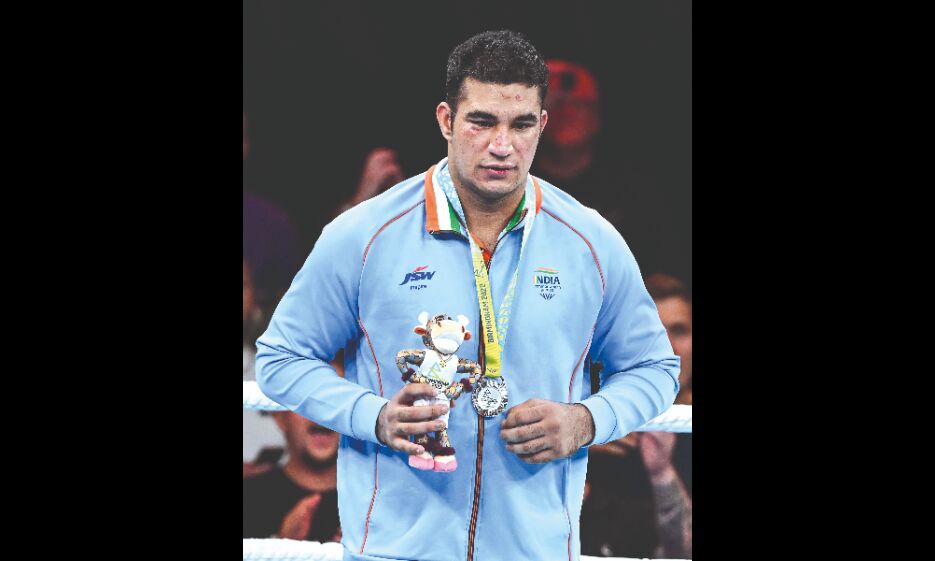 CWG: Fast-rising boxer Sagar Ahlawat wins silver on international debut CWG: Fast-rising boxer Sagar Ahlawat wins silver on international debut