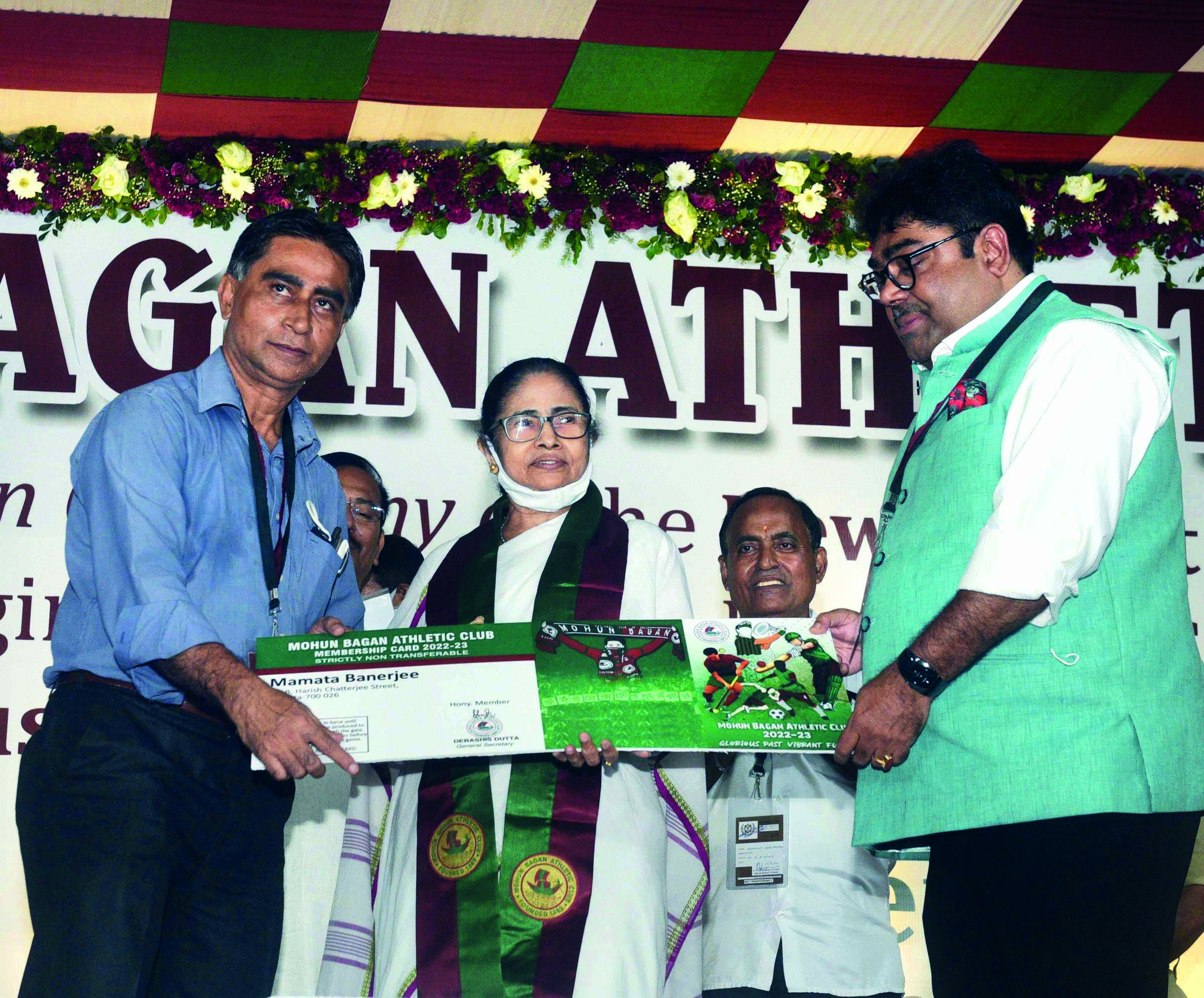 CM announces Rs 50L for dev of Mohun Bagan Athletic Club