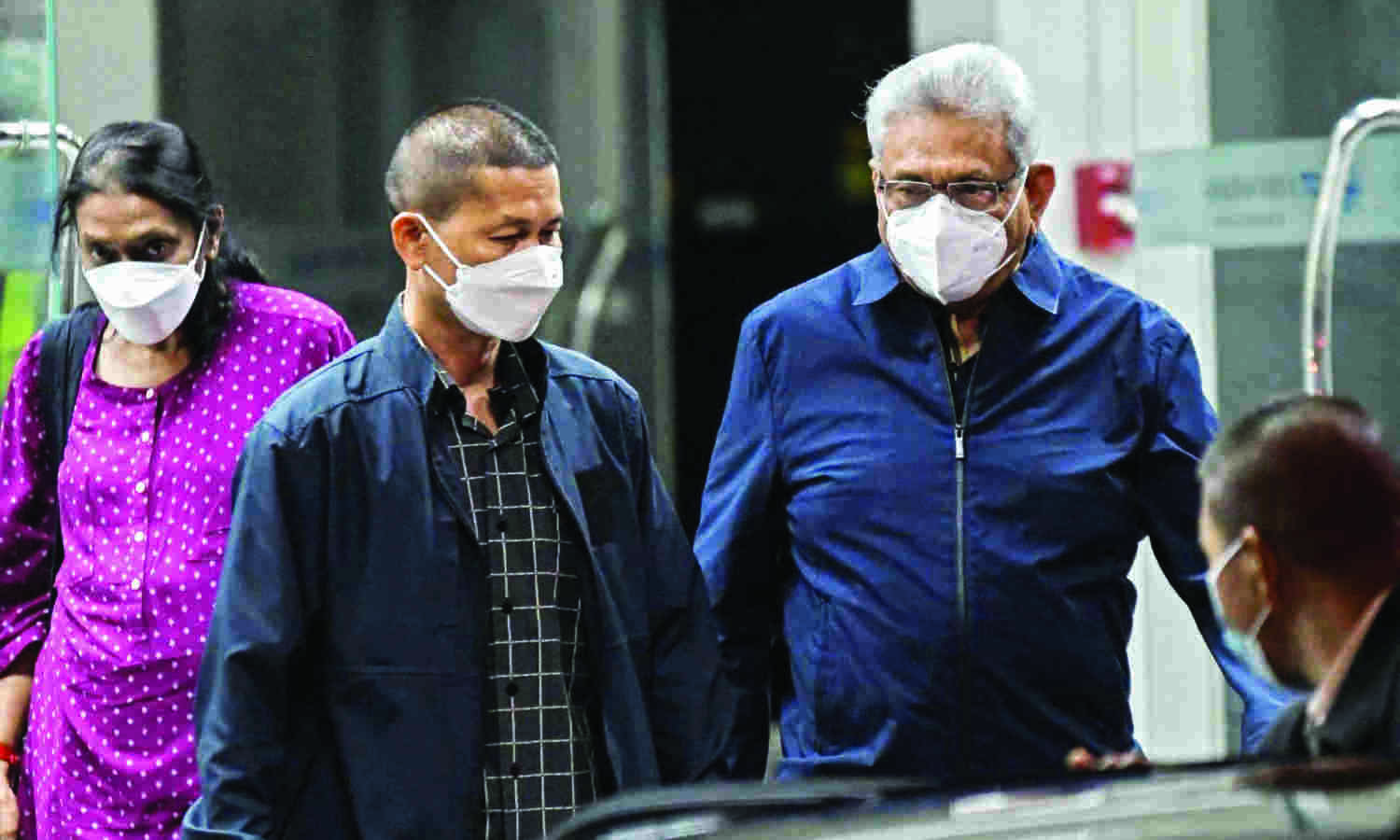 Gotabaya Rajapaksa staying at Bangkok hotel