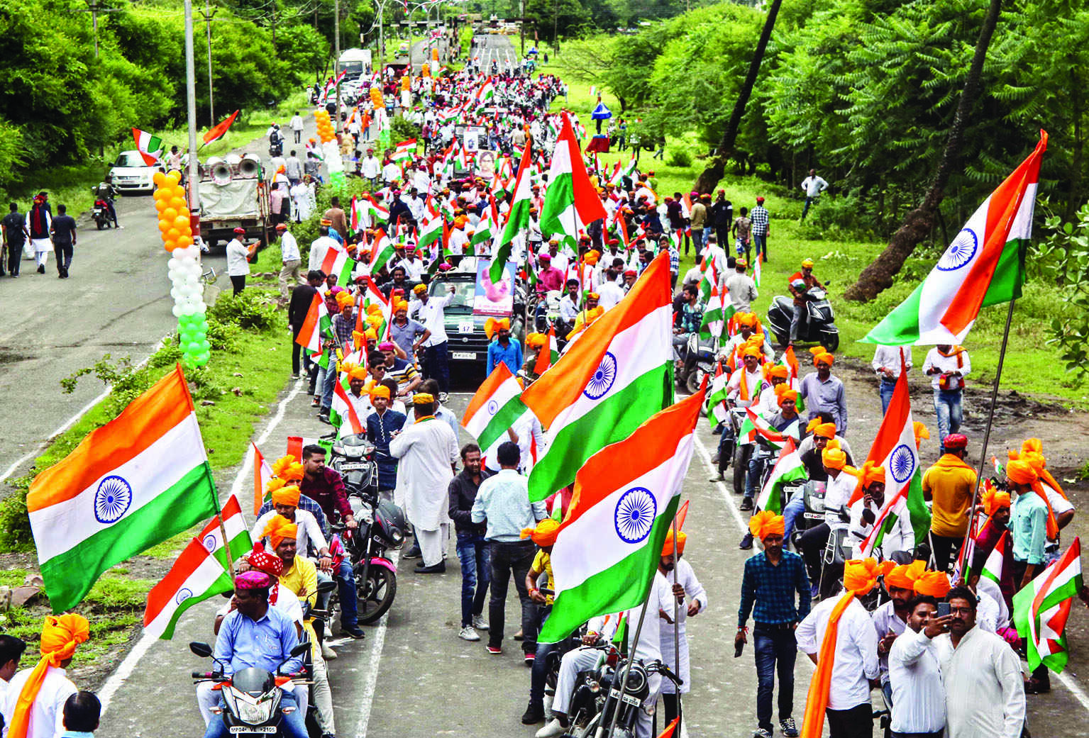 I-Day: BJP leaders join Har Ghar Tiranga campaign across country