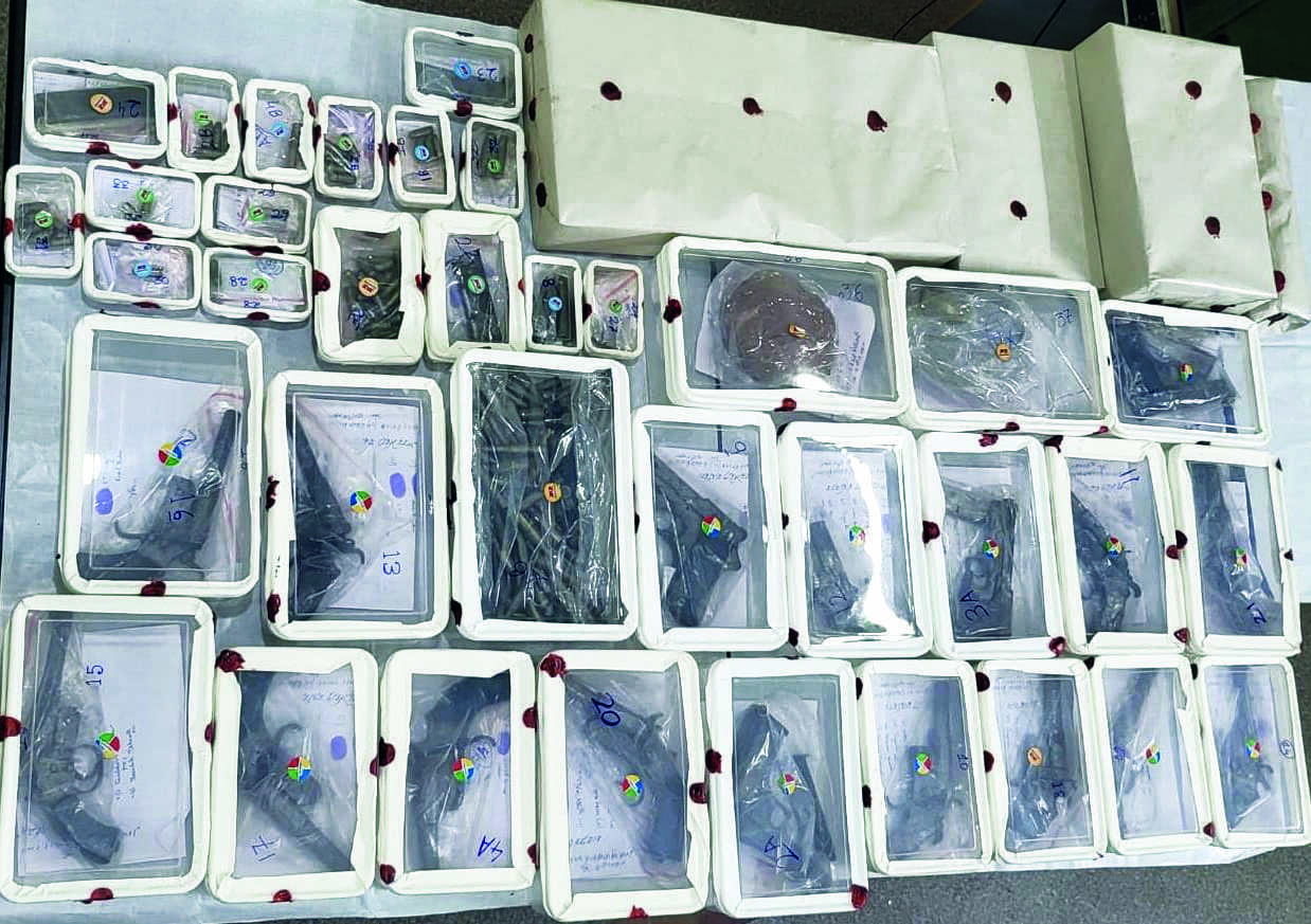 Chinsurah: Arms cache unearthed, 8 arrested