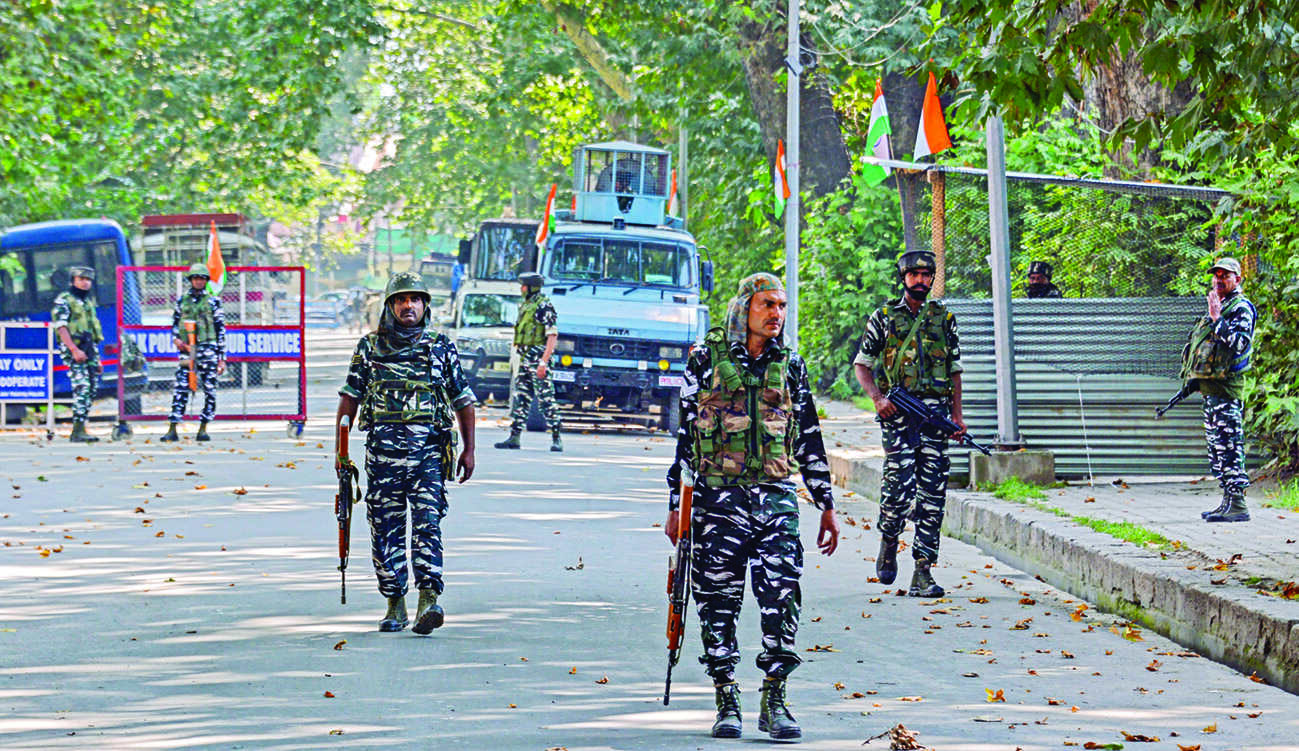 Delhi to Kashmir: Heavy security blanket for 76th I-Day celebration Delhi to Kashmir: Heavy security blanket for 76th I-Day celebration
