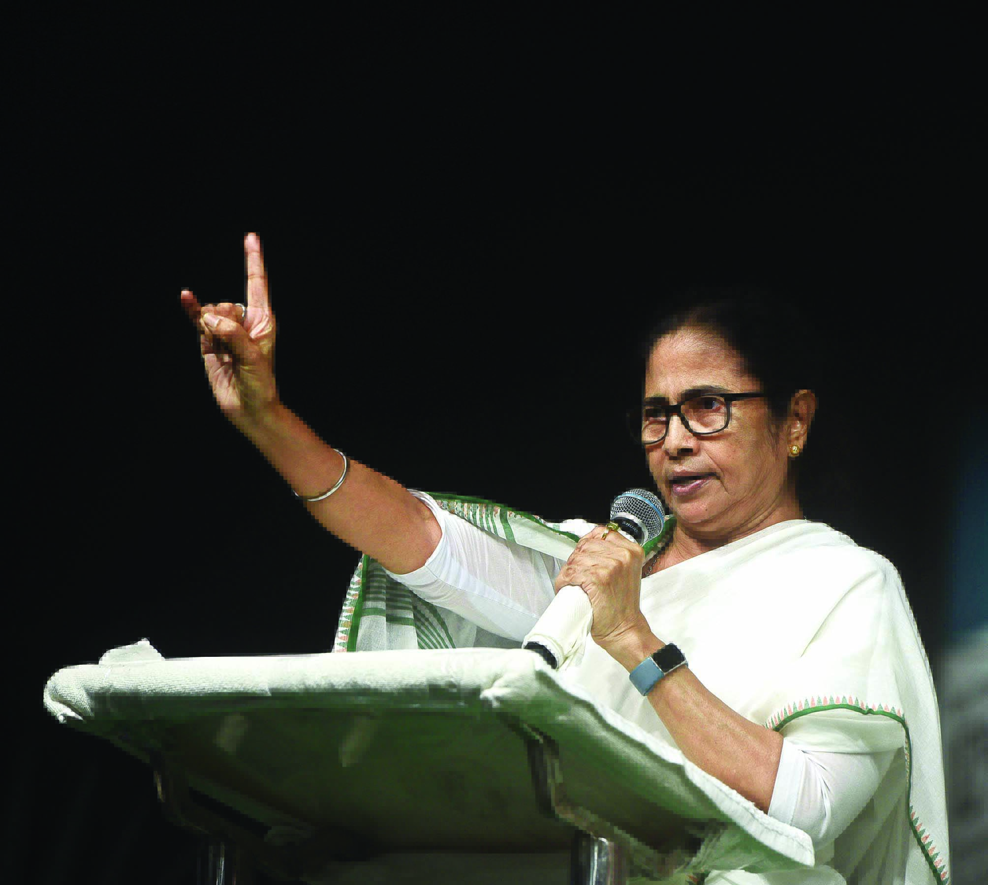 BJP scared of me, have set agenda to destabilise Bengal: Mamata BJP scared of me, have set agenda to destabilise Bengal: Mamata