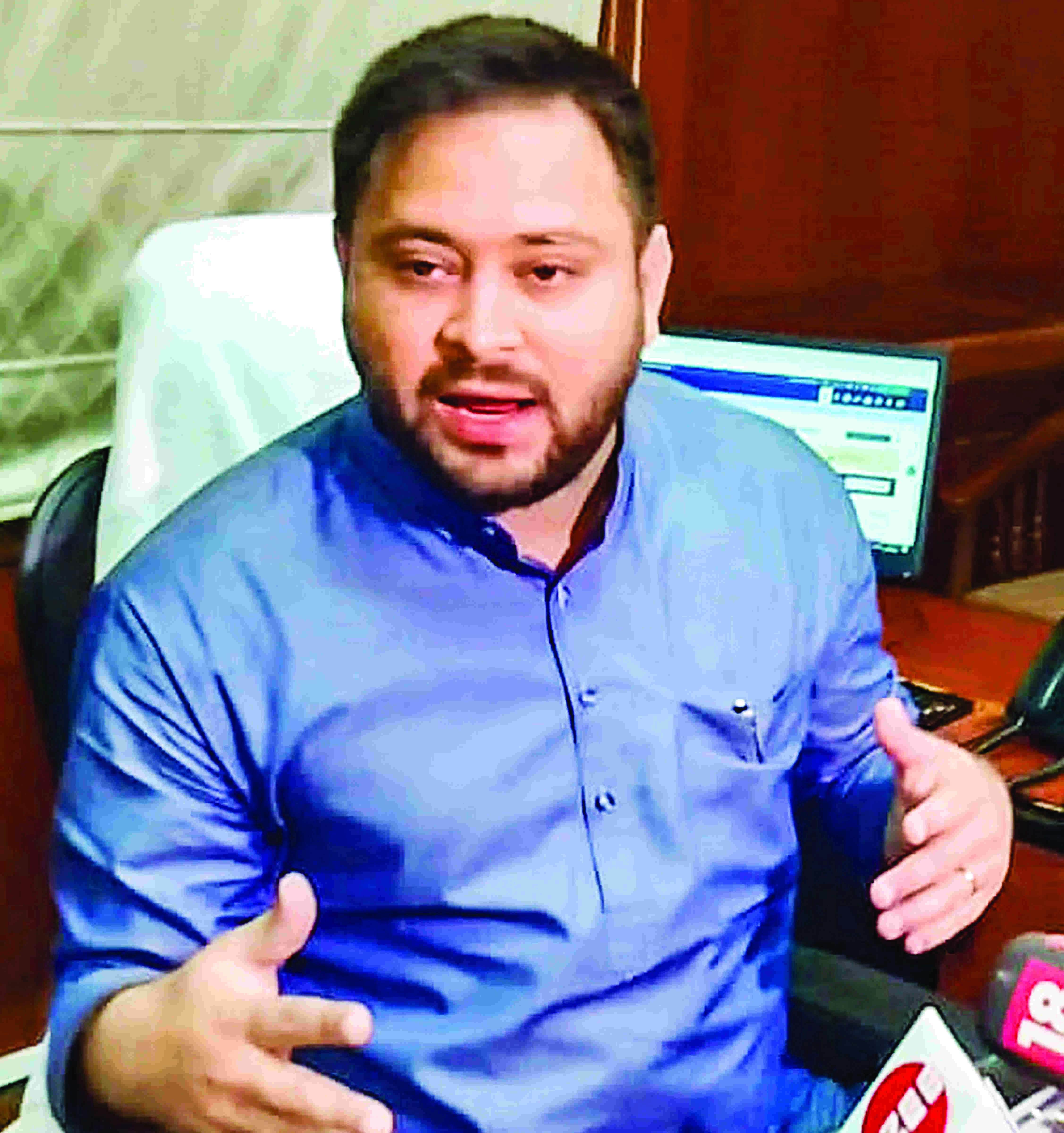 Nitish Kumar may be strong candidate for PM, says Tejashwi Yadav