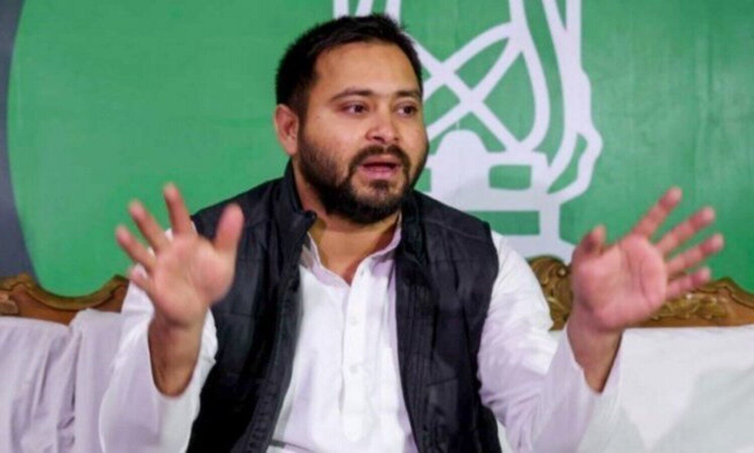 Inside Bihar Assembly, Tejashwi fumes at BJP over CBI raids