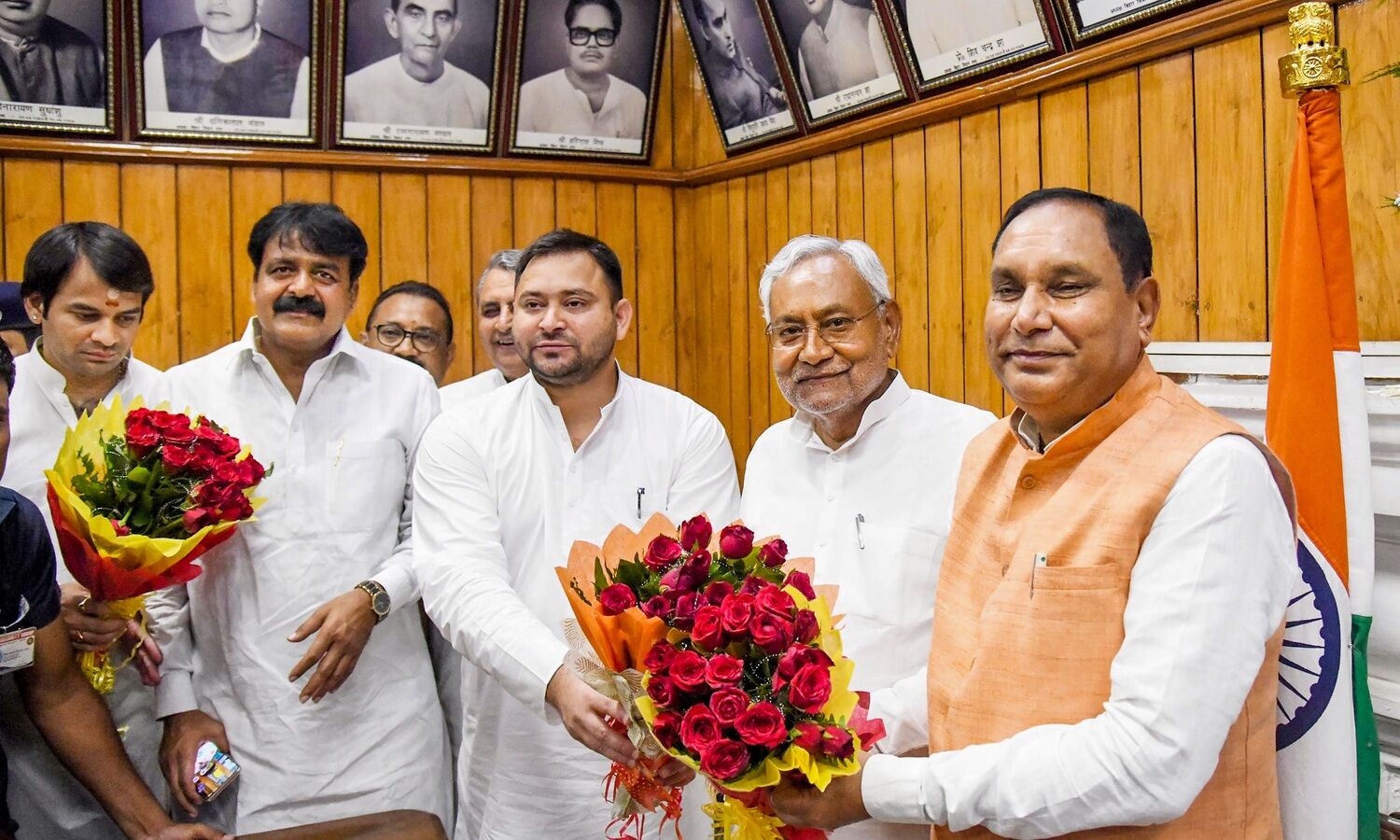 Nitish-led alliance wins trust vote after Oppn walks out