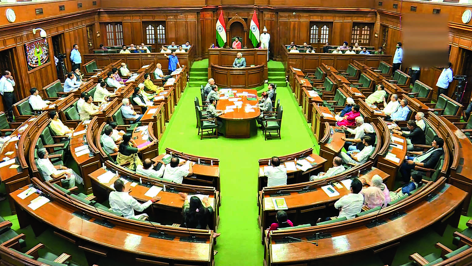 Dy Speaker marshals out BJP MLAs for entire day of session Dy Speaker marshals out BJP MLAs for entire day of session