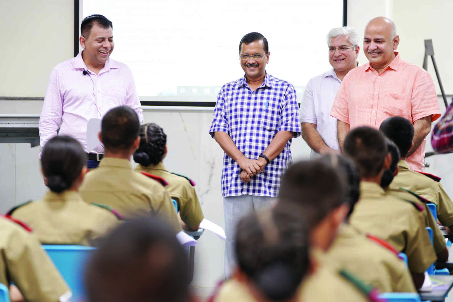 CM inaugurates Delhi govts armed forces school