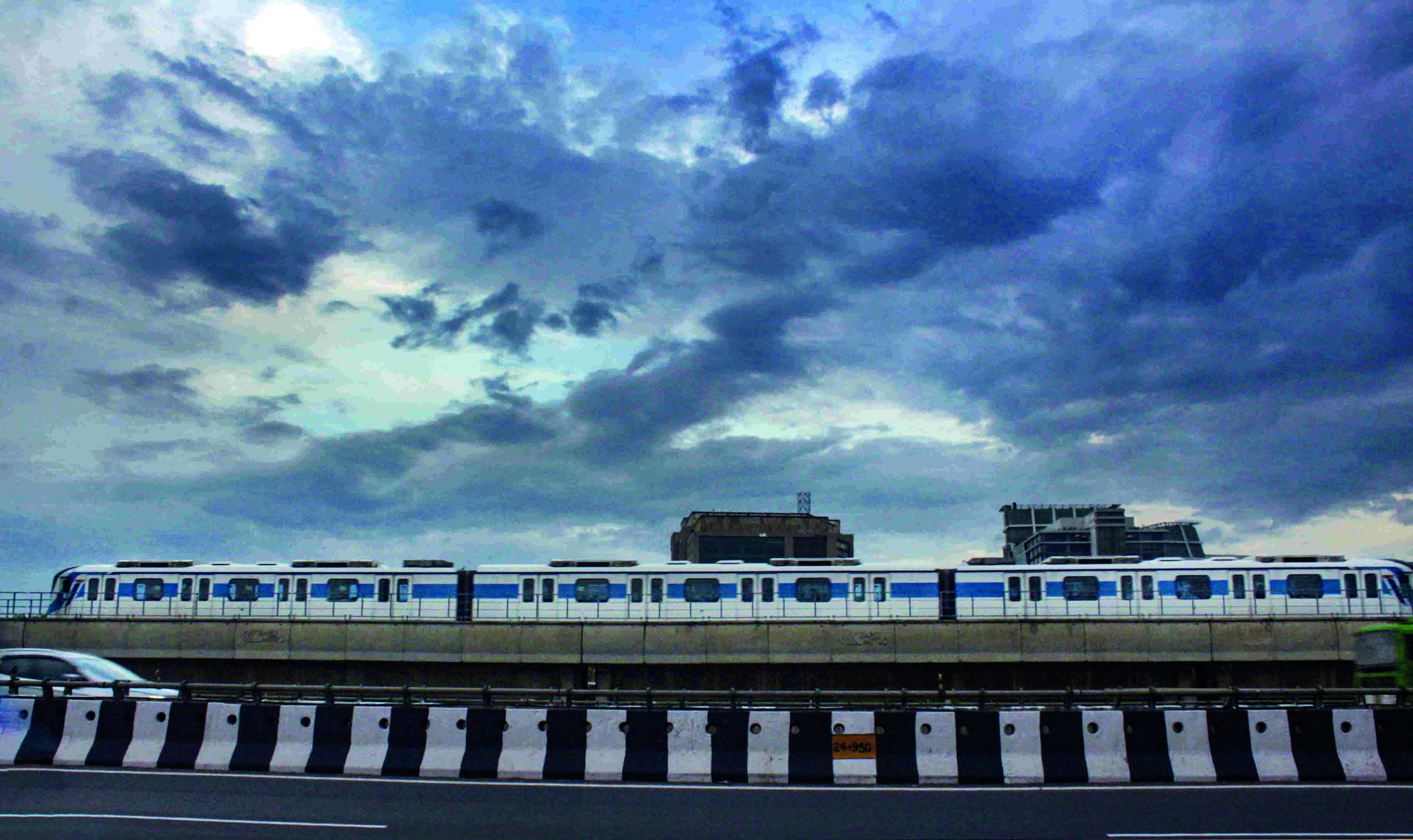 Parts of Capital receive light rain