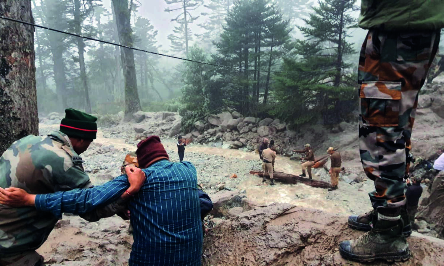 Incessant rainfall triggers multiple landslides in the Hills