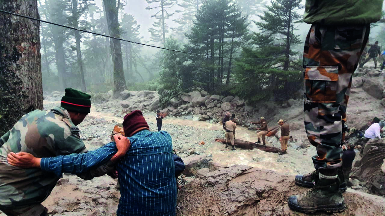 Incessant rainfall triggers multiple landslides in the Hills