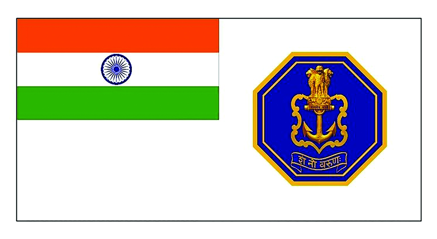 Naval Ensign has evolved over centuries; red stripes dropped in new design Naval Ensign has evolved over centuries; red stripes dropped in new design