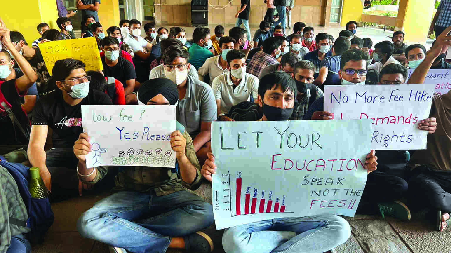 IIT Delhi: M.Tech students raise concern against fee hike, stage stir IIT Delhi: M.Tech students raise concern against fee hike, stage stir