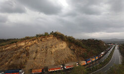 Heavy rains in Jammu cause landslides, block Jammu-Kashmir highway