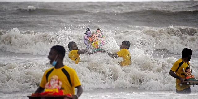 31,365 idols immersed in Mumbai on 5th day of Ganesh festival