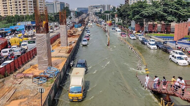 Bengaluru rains: Several areas, roads inundated; traffic affected