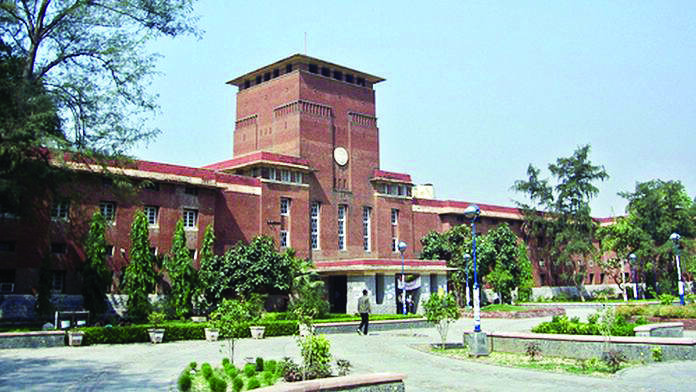 Residents of DU womens hostel protest against order to vacate rooms