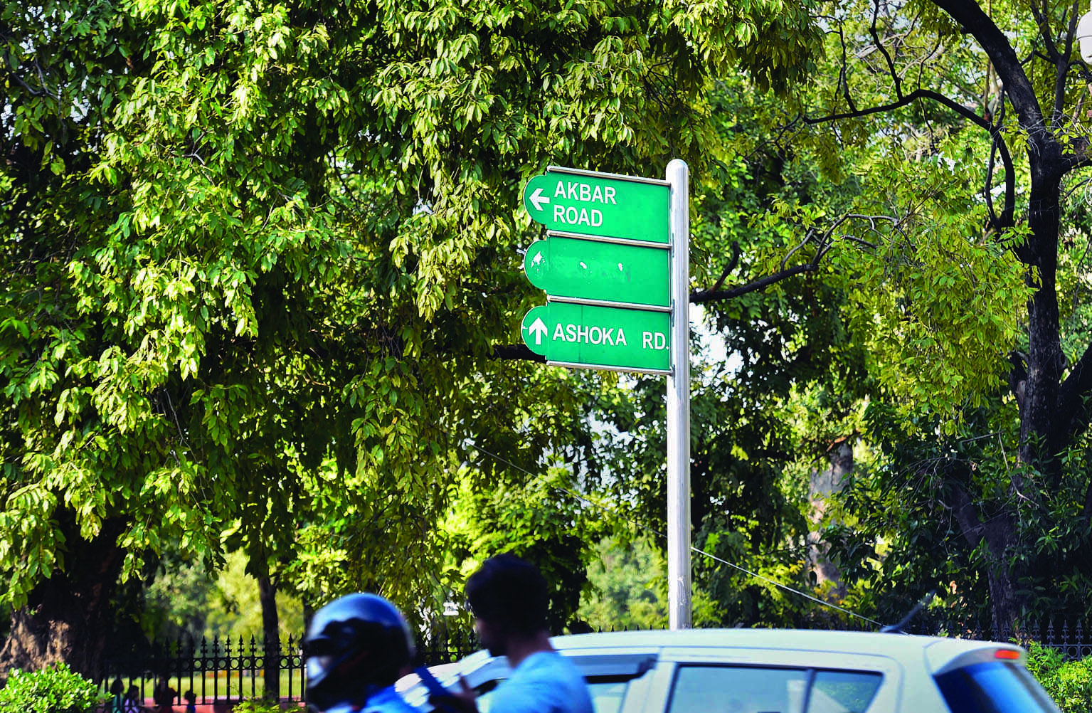 Rajpath now erased from signages mounted around India Gate hexagon Rajpath now erased from signages mounted around India Gate hexagon