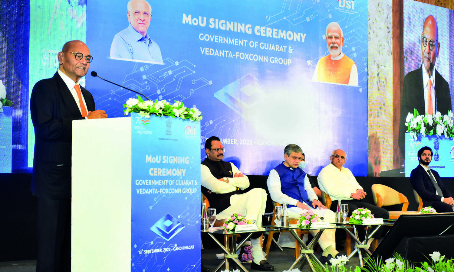 Vedanta-Foxconn to invest Rs 1.54L cr in Indias first chip factory in Gujarat