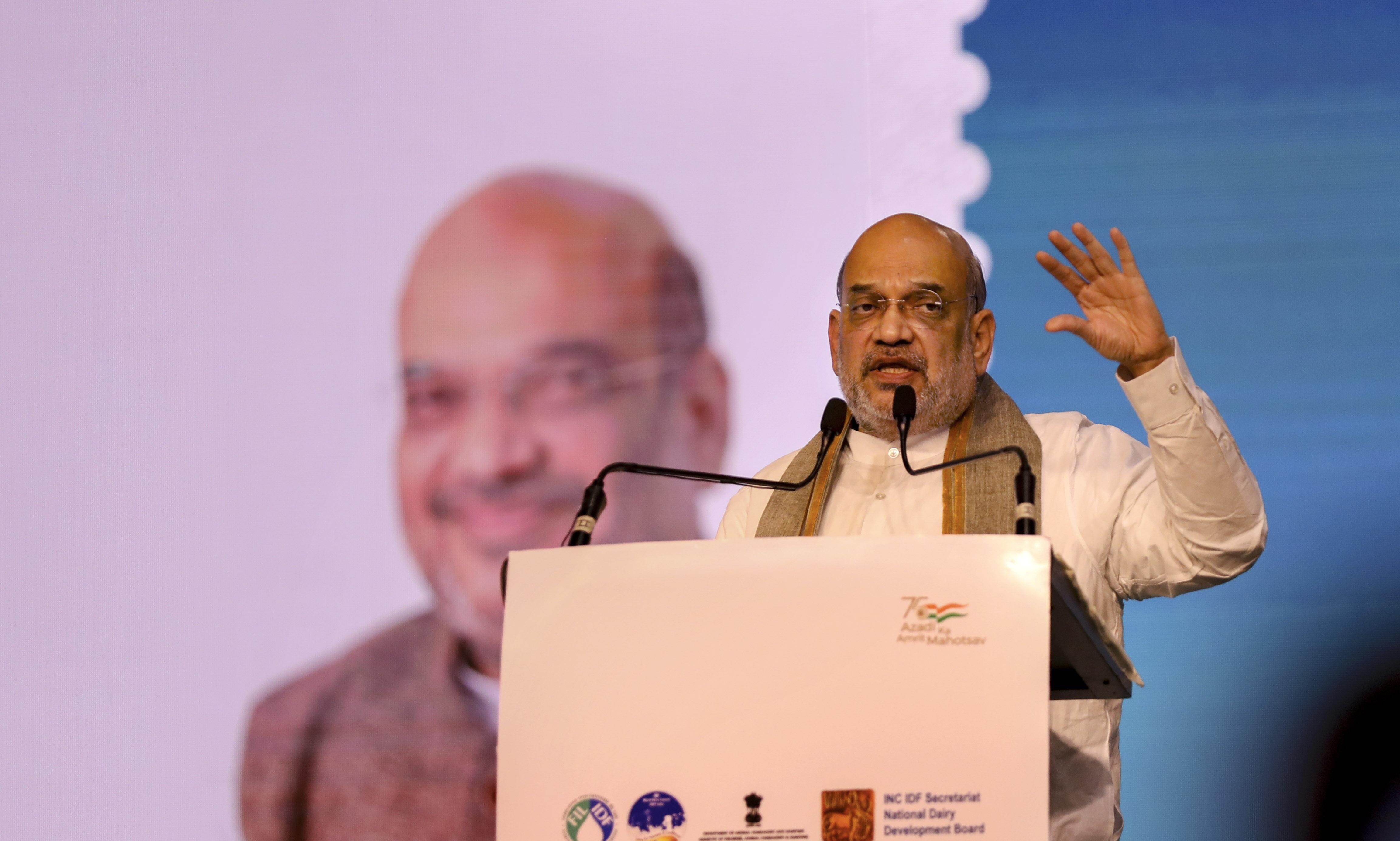 Dream sellers wont win in Gujarat; BJP will get two-thirds majority in polls: Amit Shahs swipe at Kejriwal