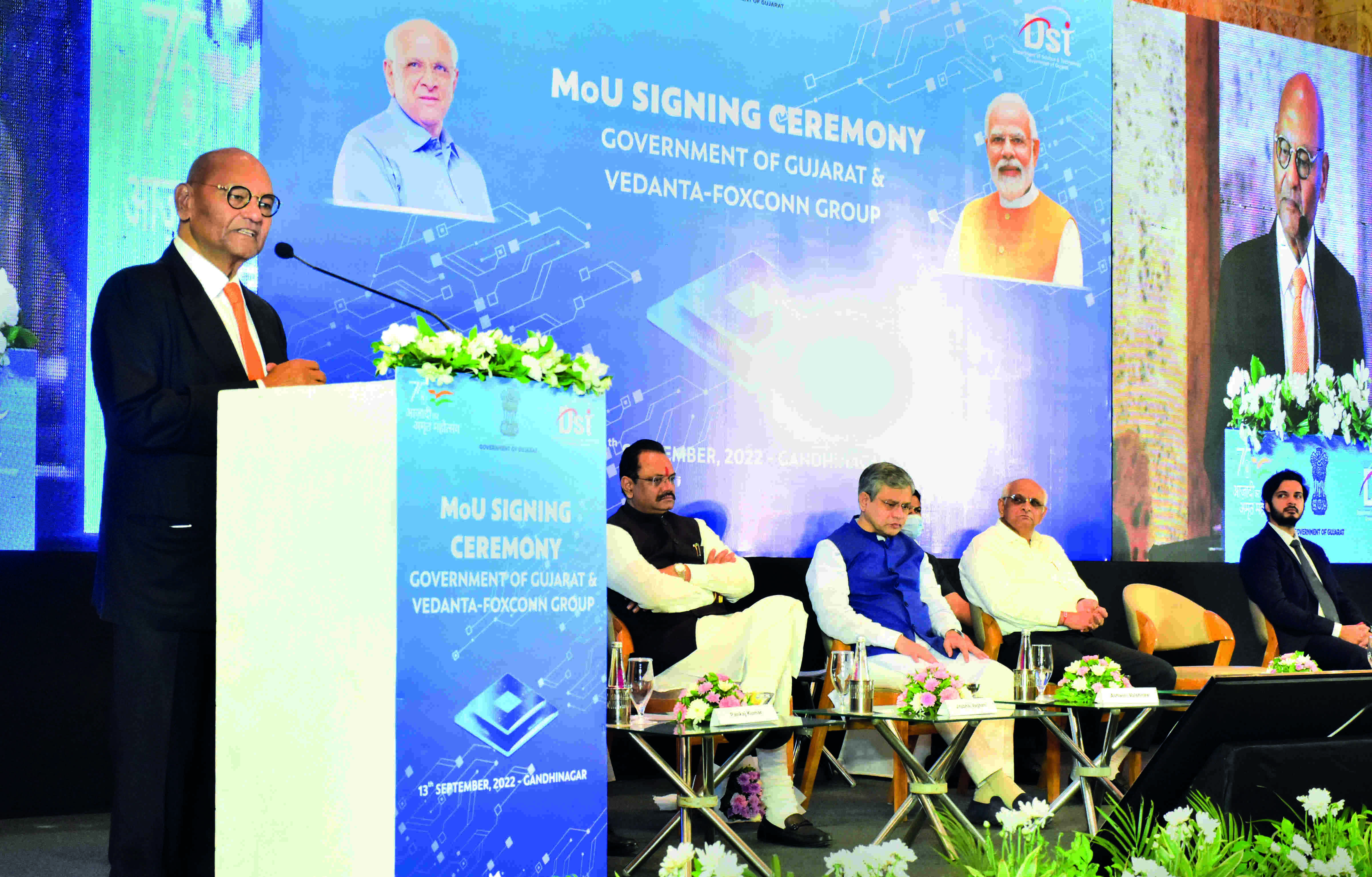 Vedanta-Foxconn to invest Rs 1.54L cr in Indias first chip factory in Gujarat