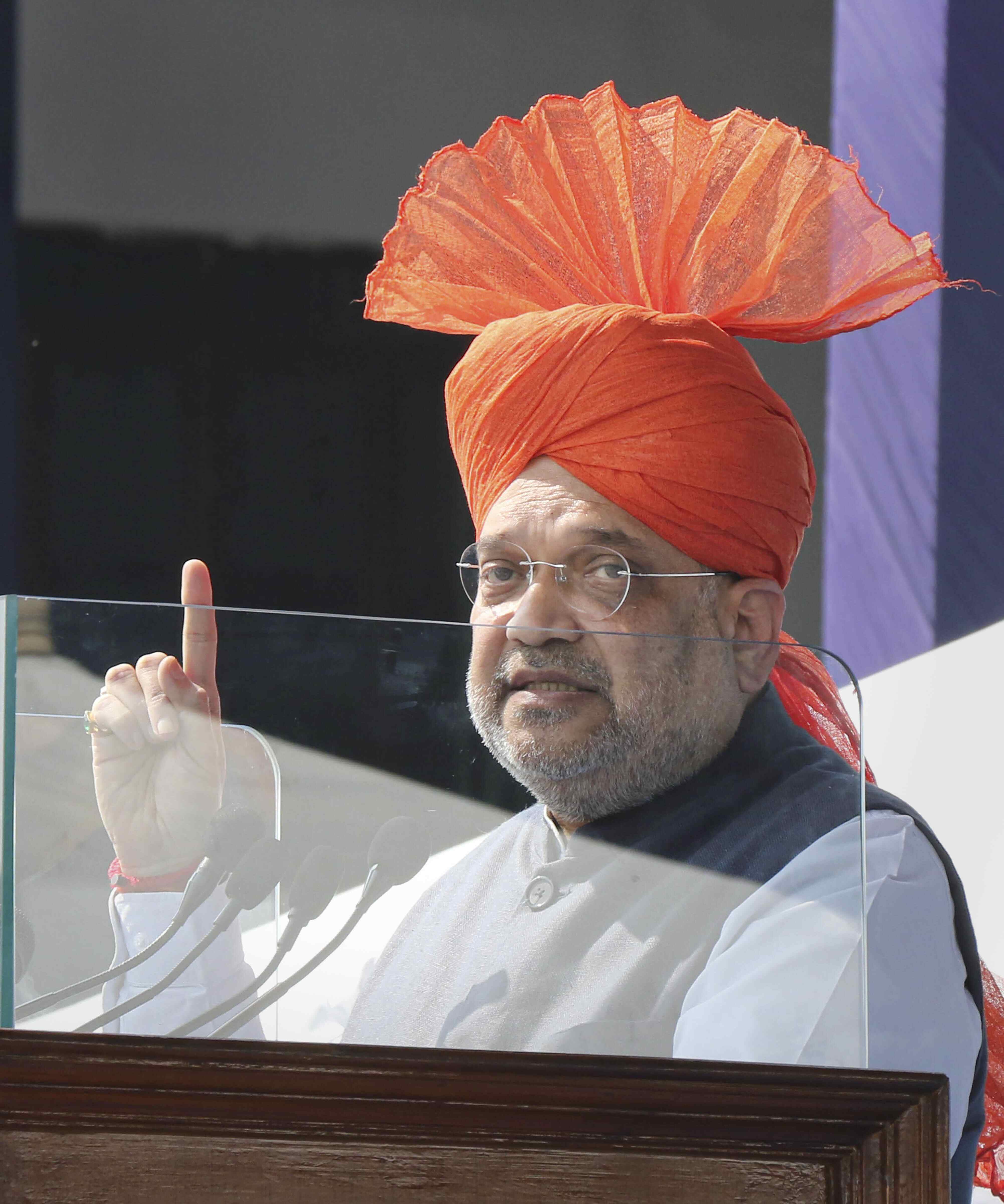 Many turned back on promise to celebrate Hyderabad Liberation Day due to fear of vote bank politics: Shah Many turned back on promise to celebrate Hyderabad Liberation Day due to fear of vote bank politics: Shah