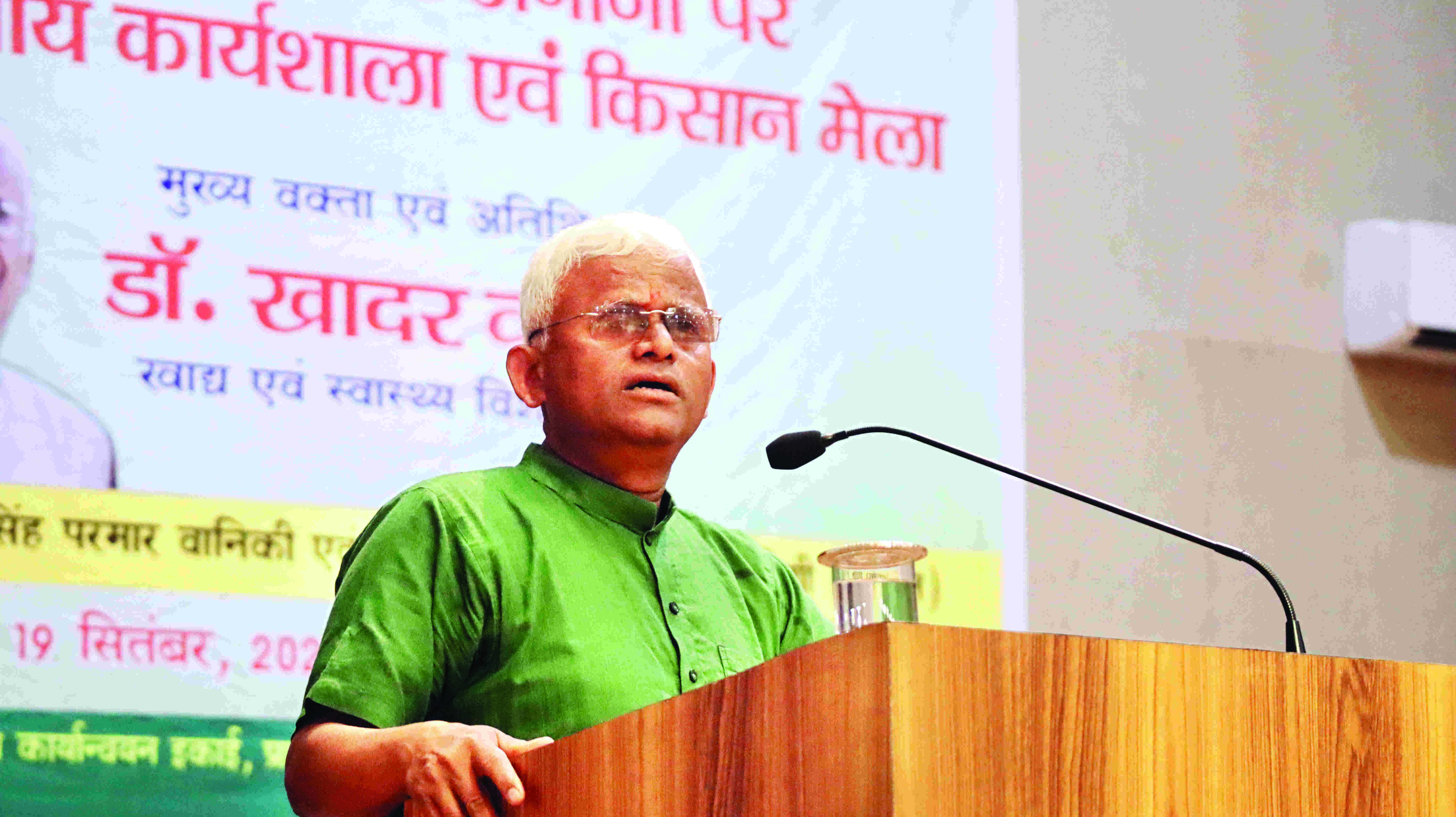 Bring millets back to kitchen for healthy living: Millet Man of India