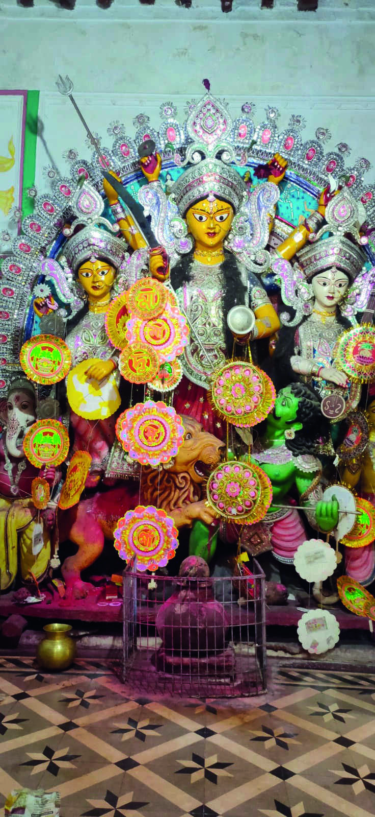 Durga Puja of Karmakars in Bankura turns 450 this year