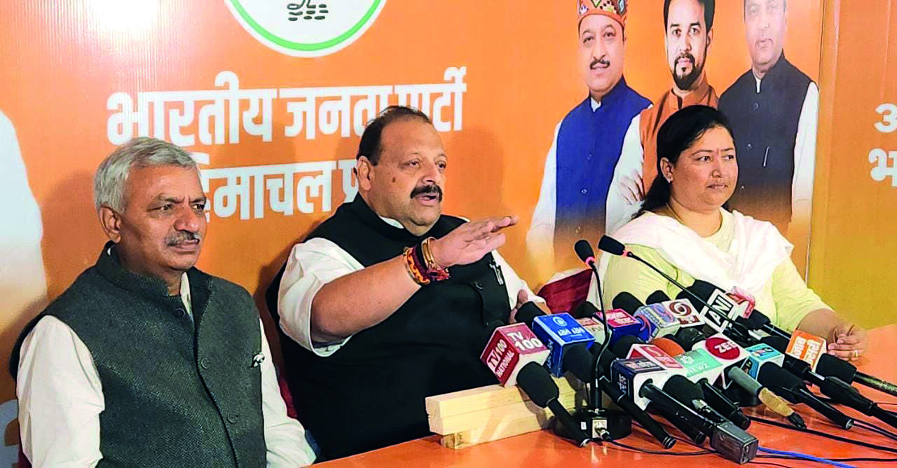 Himachal: Cong has conceded defeat before elections, says Devender Rana Himachal: Cong has conceded defeat before elections, says Devender Rana