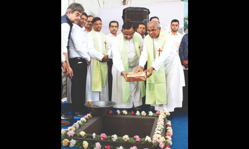Foundation stone laid for new campus of St. Xaviers College