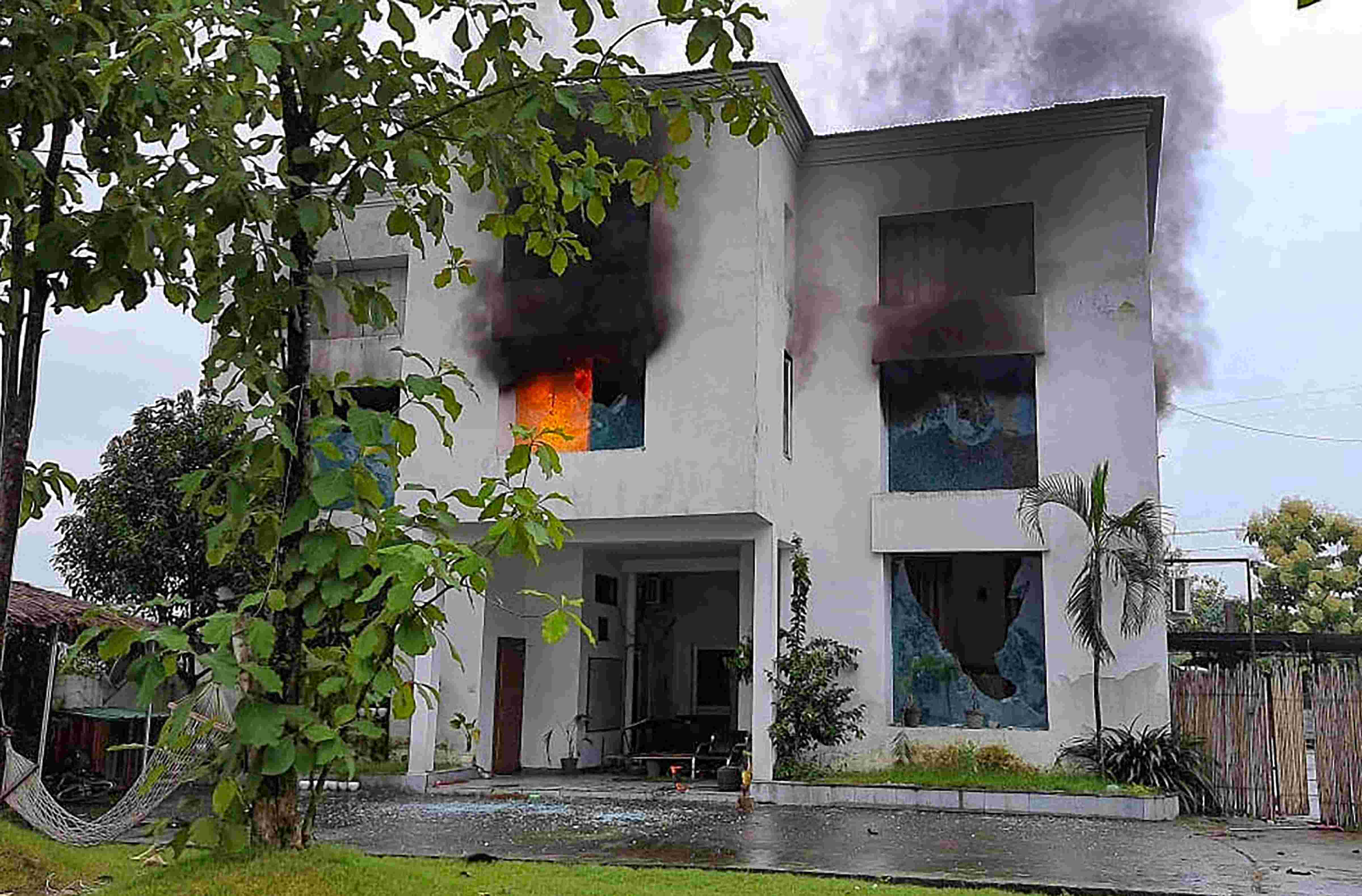Ukhand murder: Resort owned by BJP leaders son set on fire Ukhand murder: Resort owned by BJP leaders son set on fire