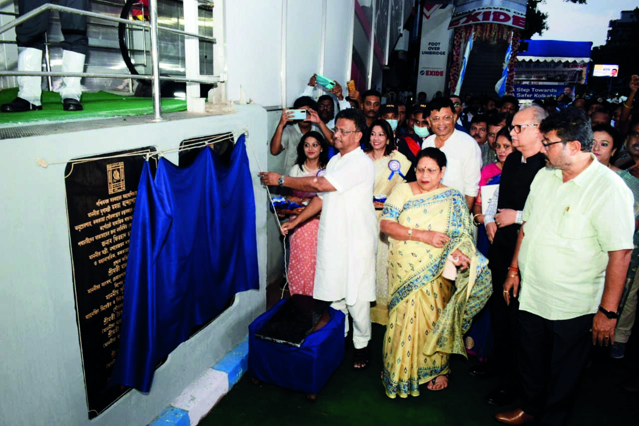 Foot overbridge at Exide Crossing opened