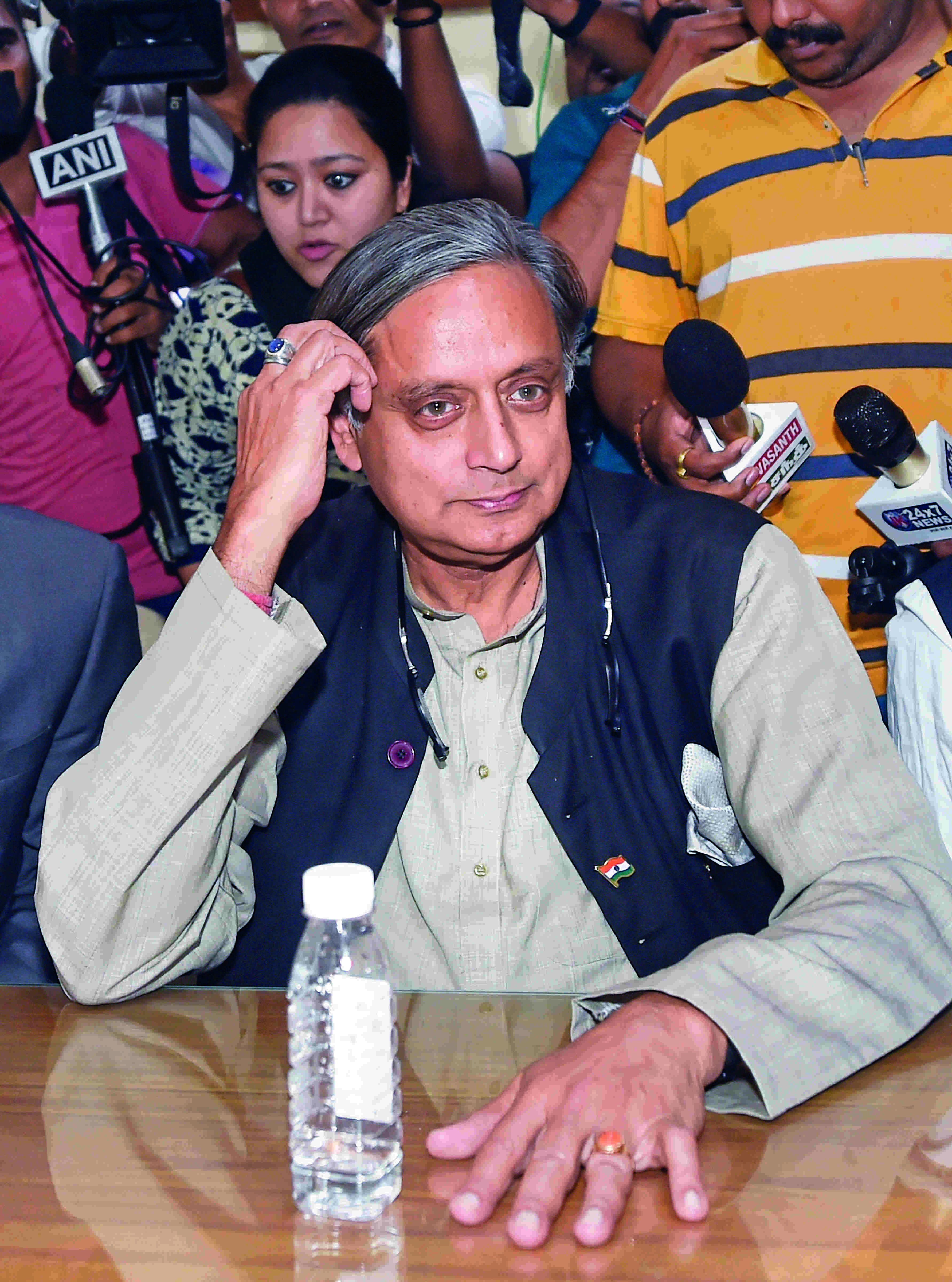 Shashi Tharoor gets nomination form collected, likely to file on Sept 30 Shashi Tharoor gets nomination form collected, likely to file on Sept 30
