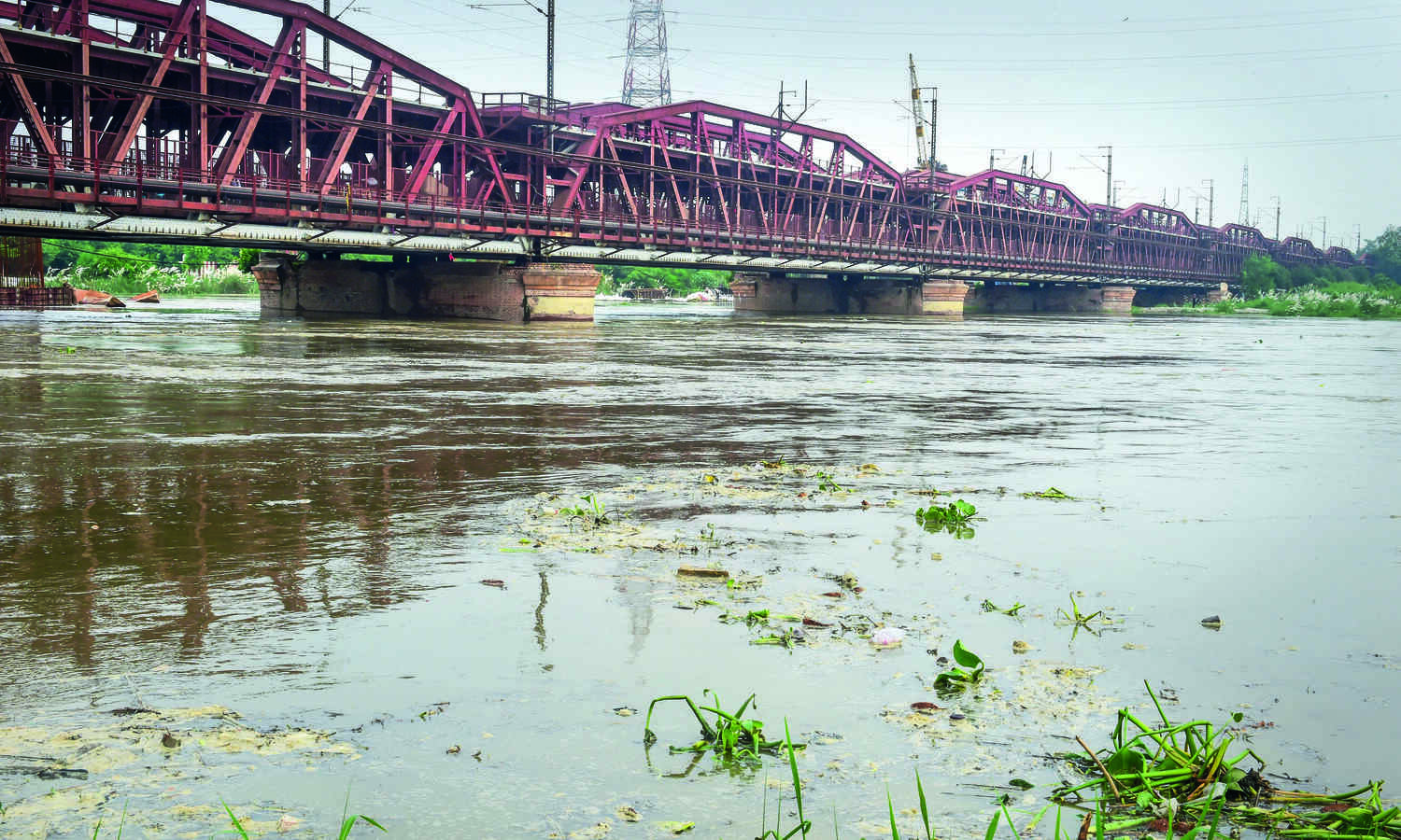 Yamuna flowing above warning mark & likely to swell further