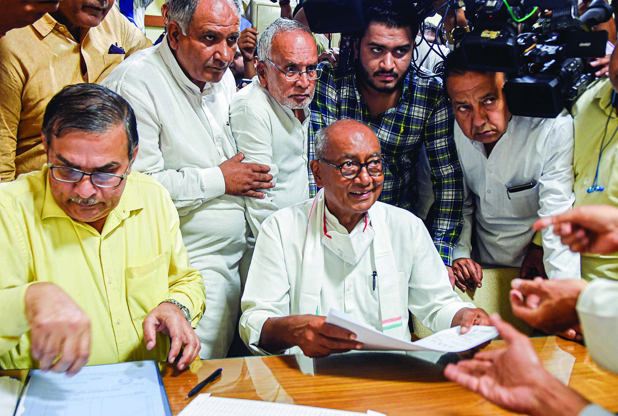 Digvijaya Singh official nominee for Cong chief post Digvijaya Singh official nominee for Cong chief post