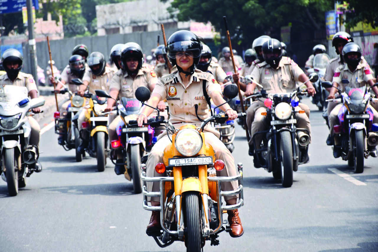 Ahead of festivals, DCP East conducts patrolling