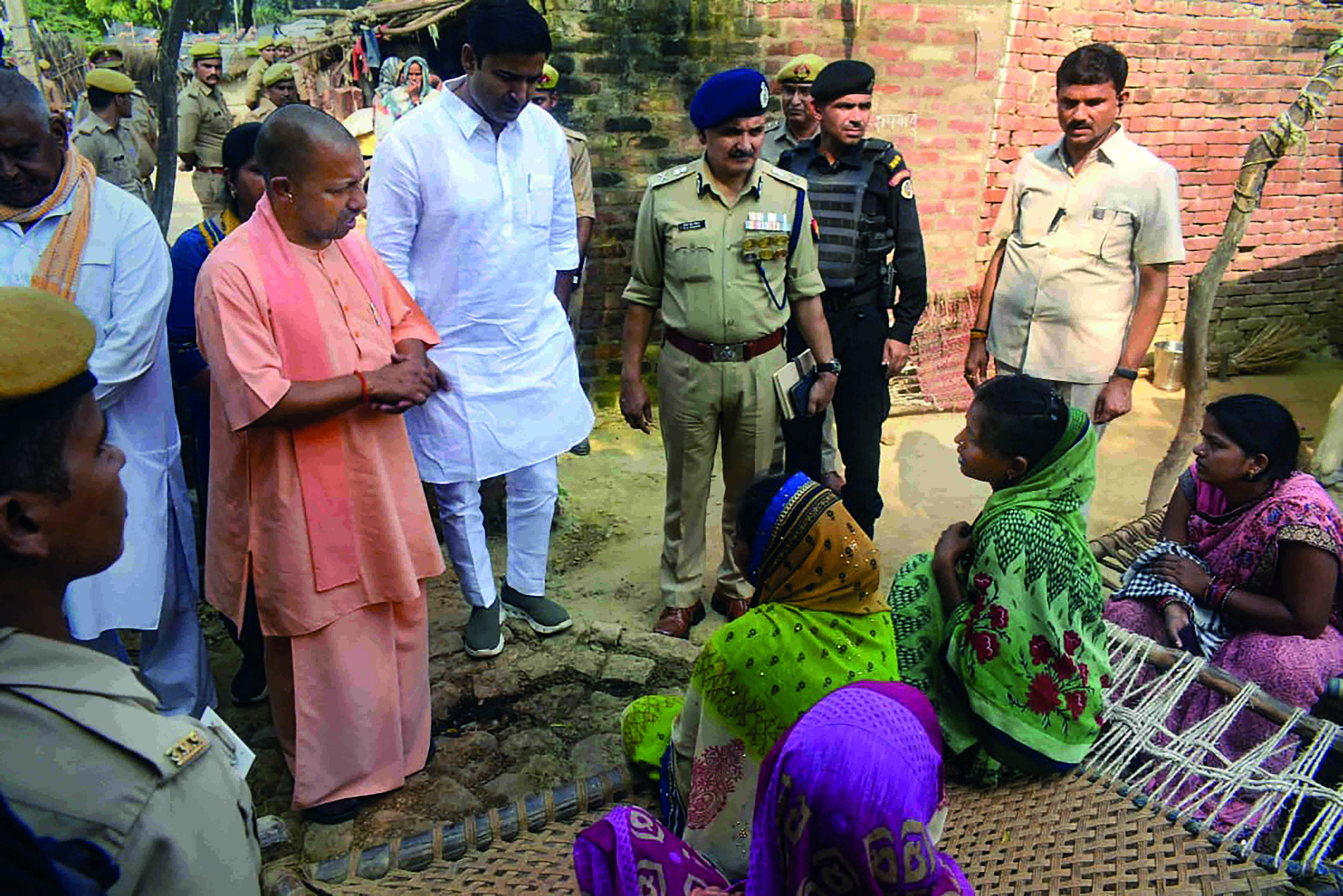 SHO suspended, tractor driver absconding, CM Adityanath meets bereaved families SHO suspended, tractor driver absconding, CM Adityanath meets bereaved families