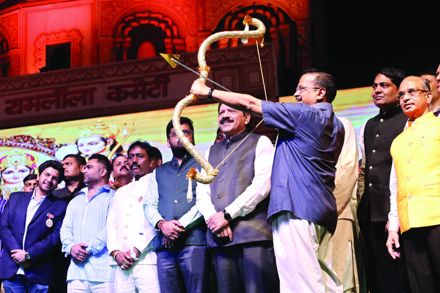 CM Kejriwal attends Ramlila at Red Fort