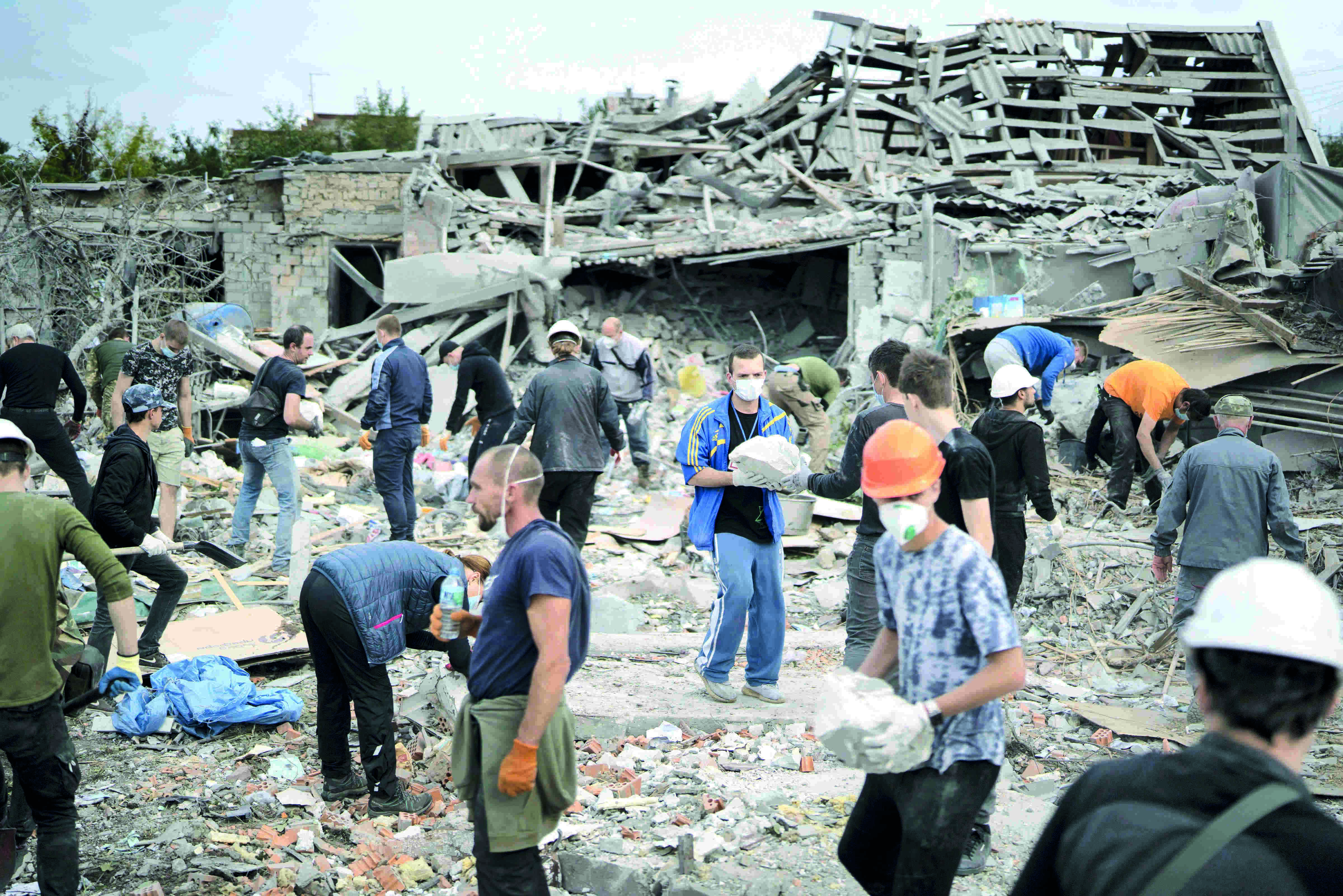 Ukraine: Russian strikes kill at least 17 following bridge attack